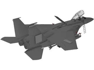 F-15 Hornet 3D Model preview