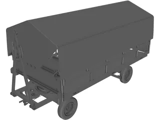 Baggage Trolley FRANKE 3D Model preview