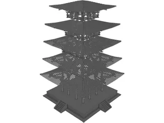 Nihon Castle 3D Model preview
