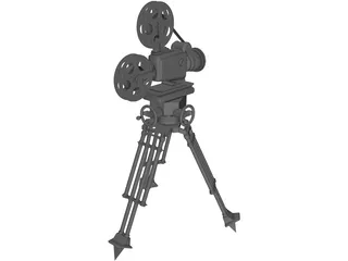 Film Projector 3D Model preview