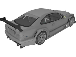 Mercedes-Benz CLK GTR 3D Model preview