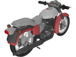 Harley-Davidson Motorcycle 3D Model preview
