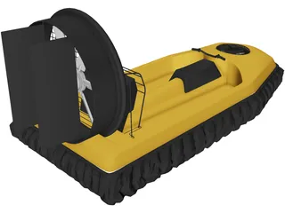 Hovercraft 3D Model preview