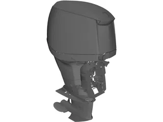 Outboat Engine 3D Model preview