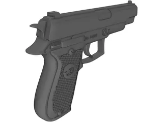 Colt Double Eagle 3D Model preview