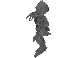 Transformers Movie Barricade 3D Model preview