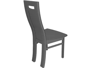 Chair Modern for Dining Room 3D Model preview