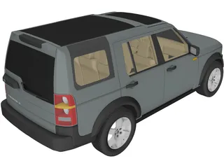 Land Rover Discovery 3 3D Model preview