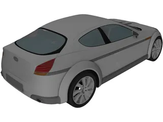 Subaru B11S Concept 3D Model preview