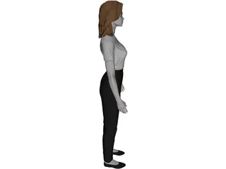 Woman 3D Model preview