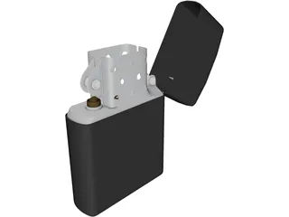 Zippo Lighter 3D Model preview