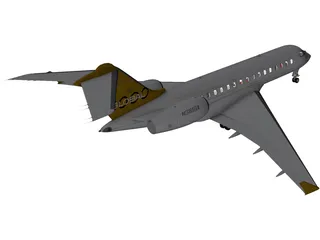 Bombardier Global 6000 3D Model preview