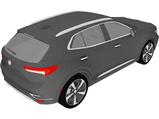 Buick Envision (2021) 3D Model preview