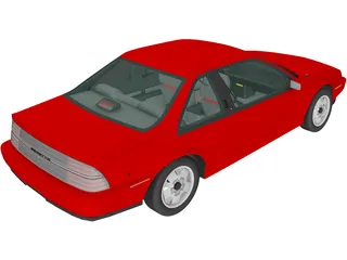 Chevrolet Beretta GT (1988) 3D Model preview