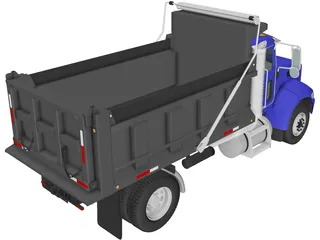 Peterbilt 340 Dump Truck (2009) 3D Model preview