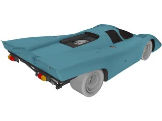 Porsche 917K (1969) 3D Model preview
