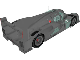 Porsche 919 3D Model preview