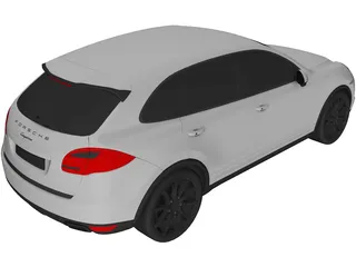 Porsche Cayenne Hybrid (2011) 3D Model preview