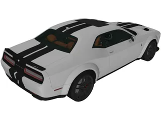 Dodge Challenger SRT Hellcat (2018) 3D Model preview