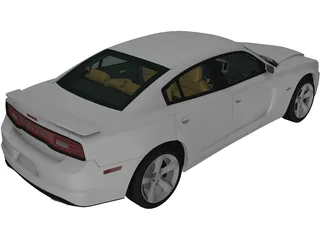Dodge Charger LX (2011) 3D Model preview