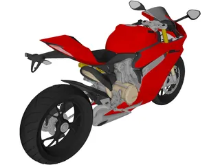 Ducati 1199 Panigale (2012) 3D Model preview