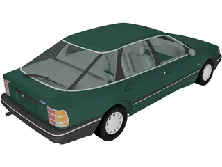 Ford Scorpio Hatchback (1985) 3D Model preview