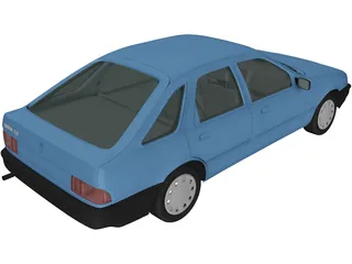 Ford Sierra Hatchback (1984) 3D Model preview