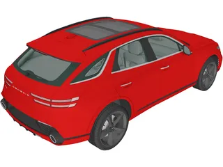 Genesis GV70 Sport (2022) 3D Model preview