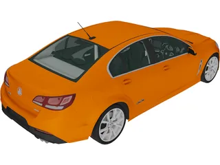Holden Commodore VF SSV (2013) 3D Model preview