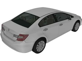 Honda Civic Sedan (2012) 3D Model preview