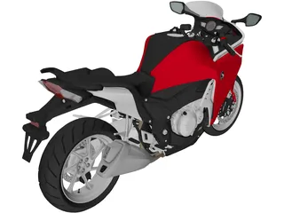 Honda VFR 1200 F (2015) 3D Model preview