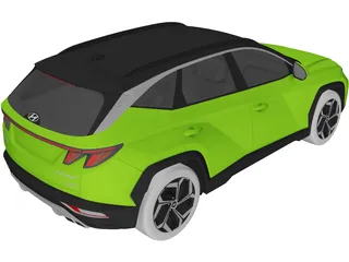 Hyundai Tucson Hybrid (2021) 3D Model preview