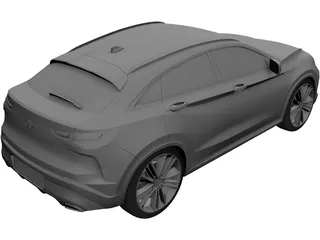 Infiniti QX55 (2022) 3D Model preview