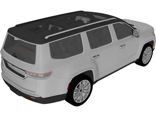 Jeep Grand Wagoneer (2022) 3D Model preview