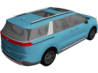 Kia Carnival (2022) 3D Model preview