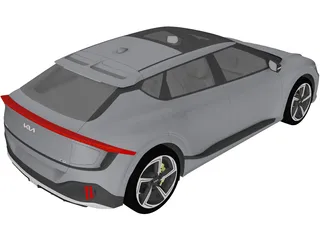 Kia EV6 GT (2022) 3D Model preview