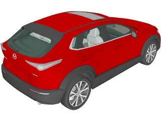 Mazda CX-30 (2020) 3D Model preview