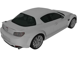 Mazda RX-8 (2008) 3D Model preview