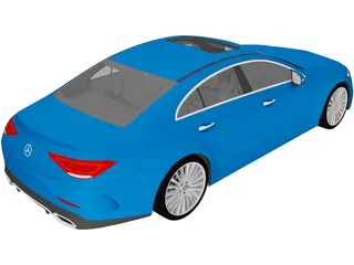 Mercedes-Benz CLS (2022) 3D Model preview