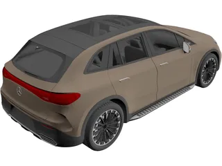 Mercedes-Benz EQE SUV (2023) 3D Model preview