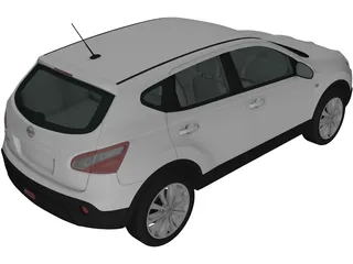 Nissan Qashqai (2010) 3D Model preview