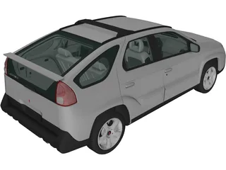Pontiac Aztek (2005) 3D Model preview