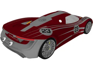 Porsche 917 Concept (2013) 3D Model preview