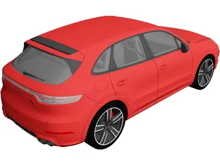 Porsche Cayenne GTS (2020) 3D Model preview