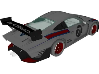 Porsche 935 (2019) 3D Model preview
