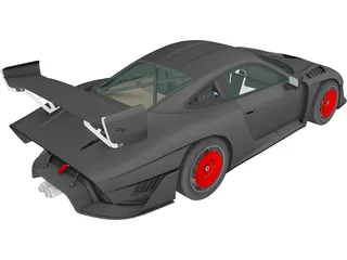 Porsche 935 Moby Dick (2019) 3D Model preview
