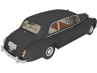 Rolls-Royce Phantom (1963) 3D Model preview