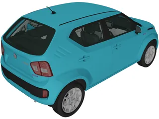 Suzuki Ignis (2019) 3D Model preview