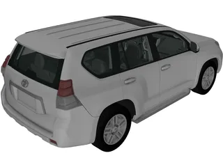 Toyota Land Cruiser Prado (2010) 3D Model preview