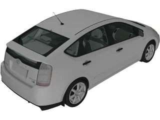 Toyota Prius (2003) 3D Model preview
